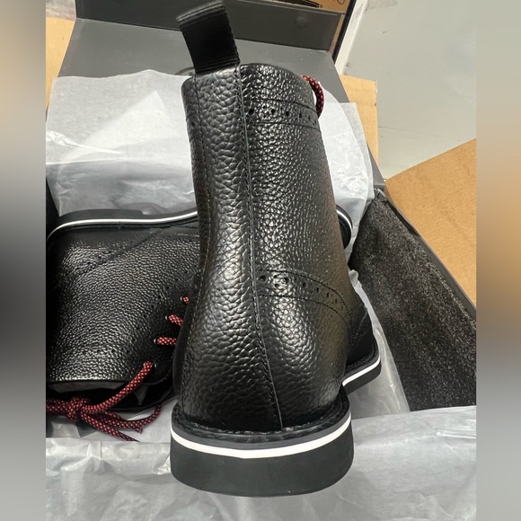 G/Fore Men’s Gallivanter Wingtip Golf Boots Shoes Onyx 12.5 13 NEW - Picture 5 of 10